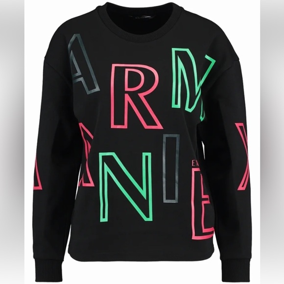 Armani Exchange Other - Armani Exchange Sweatshirt with Vibrant Lettering Kids Size 10 A 142CM Unisex